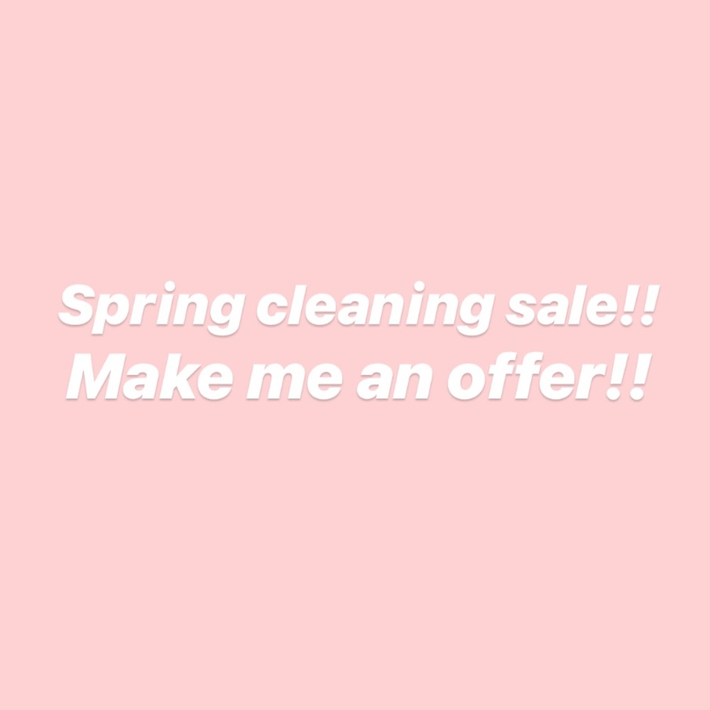 Spring cleaning sale! 🌷🌺💐